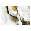 Tranh Canvas White And Yellow Abstract Alila (60x90cm)