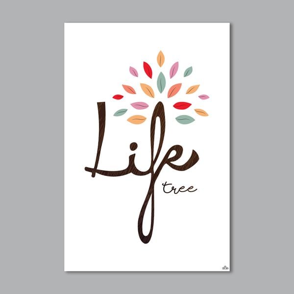 Tranh Quote Life Tree Alila (60x90cm)