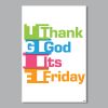 Tranh Quote Thank God Its Friday Alila (60x90cm)