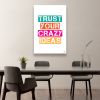 Tranh Quote Trust Your Crazy Ideas Alila (60x90cm)