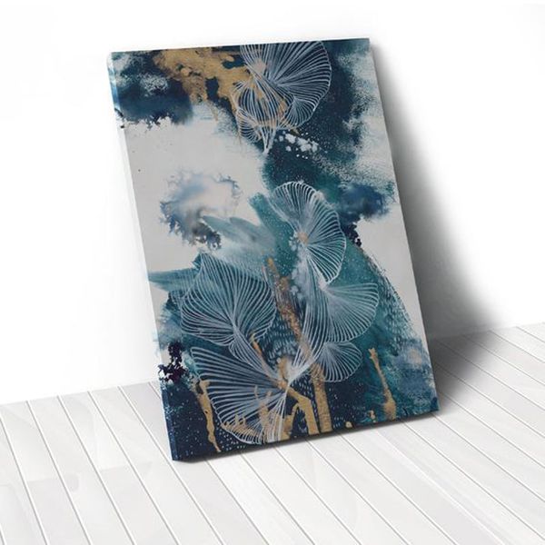 Tranh Trừu Tượng Blue (40x60cm - 50x75cm - 60x90cm)