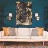 Tranh Canvas Black And Gold Alila (60x90cm- 80x120cm - 100x150cm)