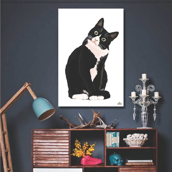 Tranh Canvas The Cat Alila (60x90cm)