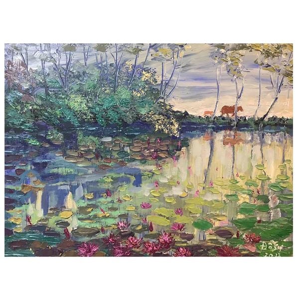 Tranh Sáng Tác - Bản Gốc - Tranh Sơn Dầu Chớm Đông (60x80cm)