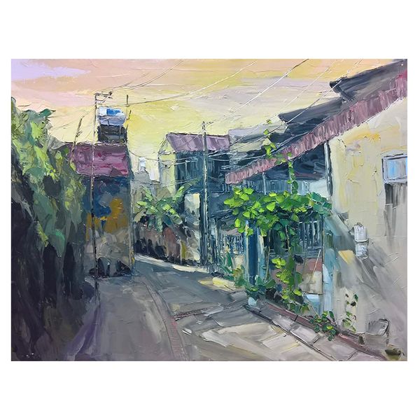 Tranh Sáng Tác - Bản Gốc - Tranh Sơn Dầu Cuối Đông (60x80cm)