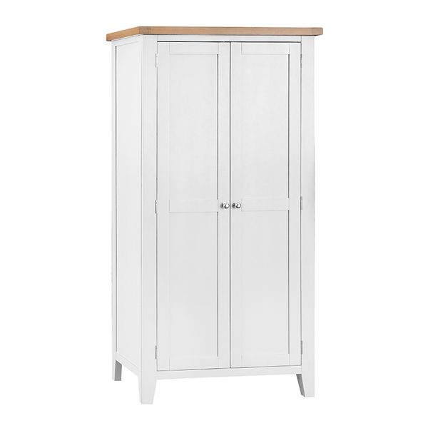 Tủ Quần Áo 2 Cánh TT Old White Collection (95 x 56 x 185cm)