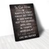 Tranh Canvas Quotes In Our Home Quote Wood (40x60cm - 50x75cm - 60x90cm)