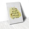 Tranh Canvas Quotes Be Who You Are Quote And Sunflower (40x60cm - 50x75cm - 60x90cm)