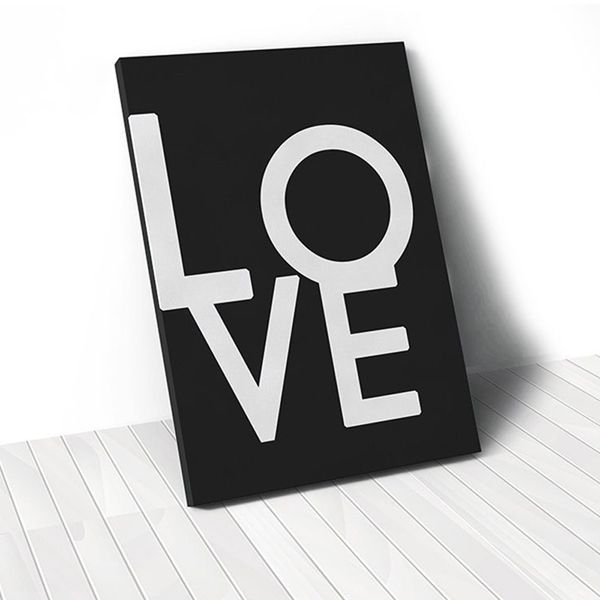 Tranh Canvas Quotes Love (40x60cm - 50x75cm - 60x90cm)