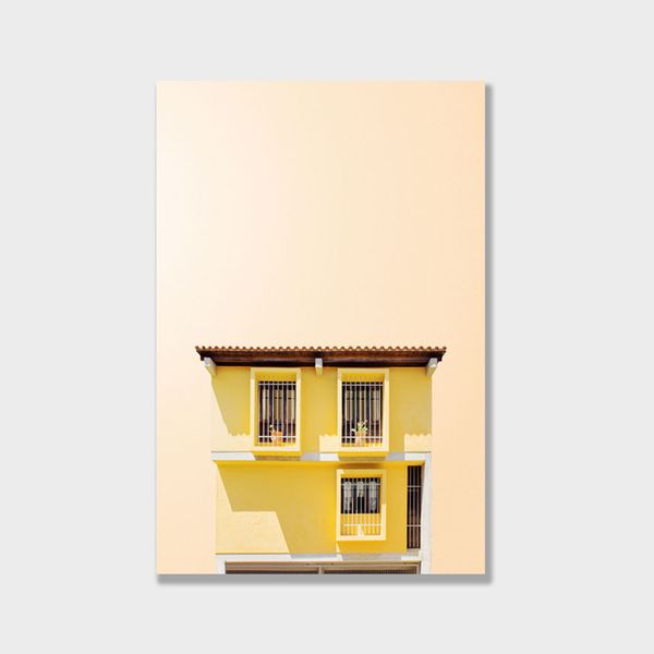 Tranh Canvas Ngôi Nhà Vàng Nắng (40x60cm - 50x75cm - 60x90cm)