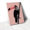 Tranh Canvas Pink Parrot (40x60cm - 50x75cm - 60x90cm)