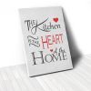 Tranh Canvas Quote The Kitchen Is The Heart 2 (40x60cm - 50x75cm - 60x90cm)