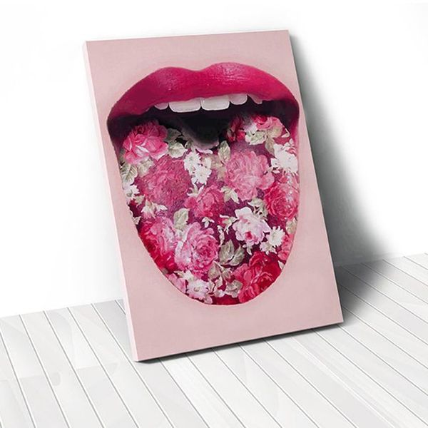 Tranh Canvas Flower Tongue (40x60cm - 50x75cm - 60x90cm)
