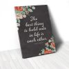 Tranh Canvas Quotes The Best Thing And Flower (40x60cm - 50x75cm - 60x90cm)