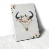 Tranh Canvas Buffalo And Flowers (40x60cm - 50x75cm - 60x90cm)