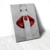 Tranh Canvas Red Lips Lady Keeps Silent (40x60cm - 50x75cm - 60x90cm)