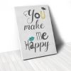 Tranh Canvas Quotes You Make Me Happy (40x60cm - 50x75cm - 60x90cm)