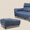 Đôn Sofa Da Bò Tiếp Xúc 1927 Xanh Navy Alila