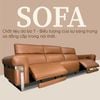 Sofa Thư Giãn Da Bò Chỉnh Điện 2m95 - 1810 6194-33 Tan Alila