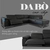 Sofa Thư Giãn Da Bò Chỉnh Điện Góc 3m YB756-415 Đen Alila