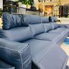 Sofa Thư Giãn Da Bò Chỉnh Điện 3m6 1927 Xanh Navy Alila  (Trưng Bày)