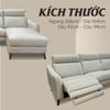 Sofa Thư Giãn Da Bò Chỉnh Điện Chữ L 2m6 YB919 -  304 Alila