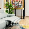 Sofa Thư Giãn Da Bò Chỉnh Điện Góc 3m YB756-8041 Xanh Biển Nhạt Alila ( Hàng Trưng Bày )