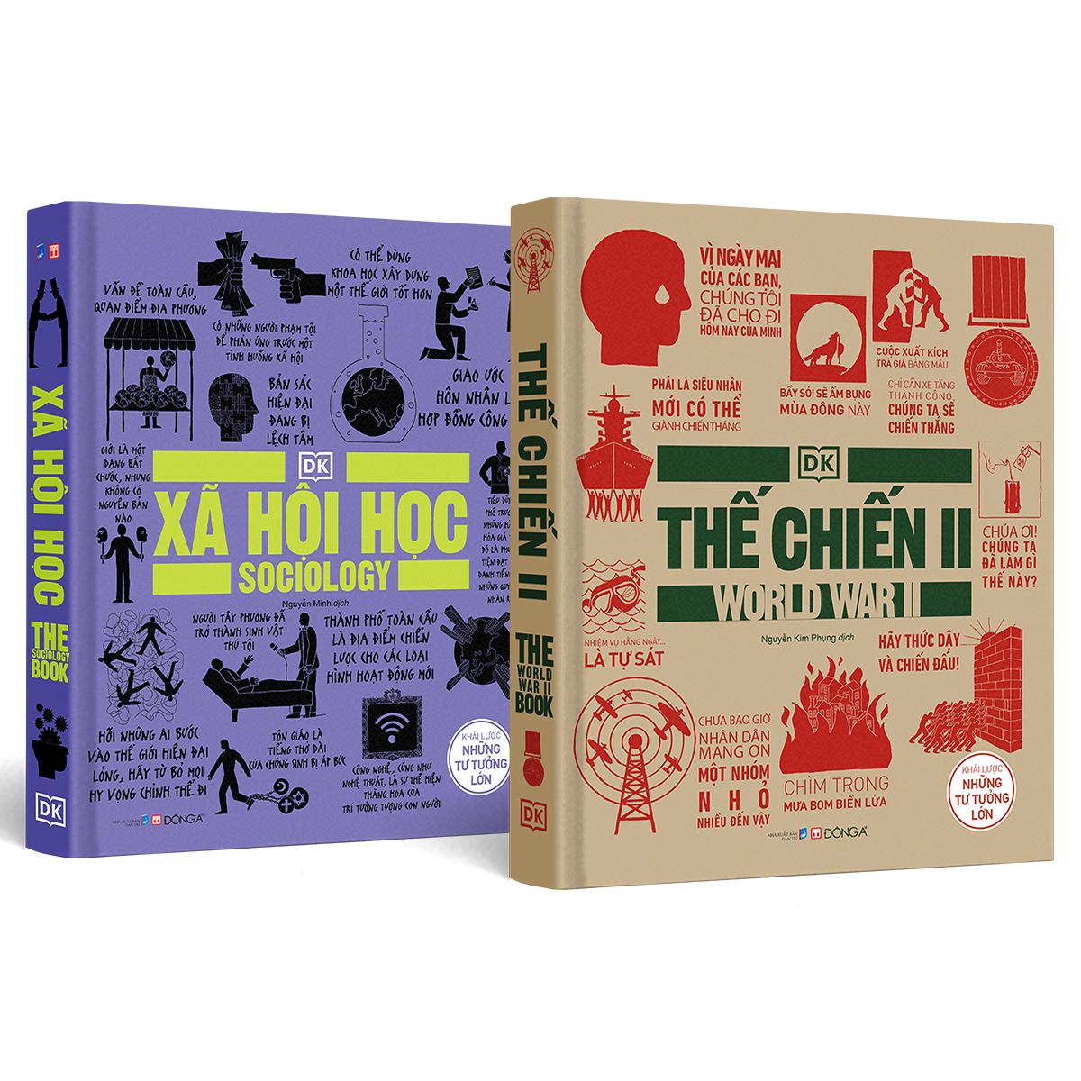 Combo 2 cuốn Khái lược những tư tưởng lớn (Chủ đề Thế chiến
