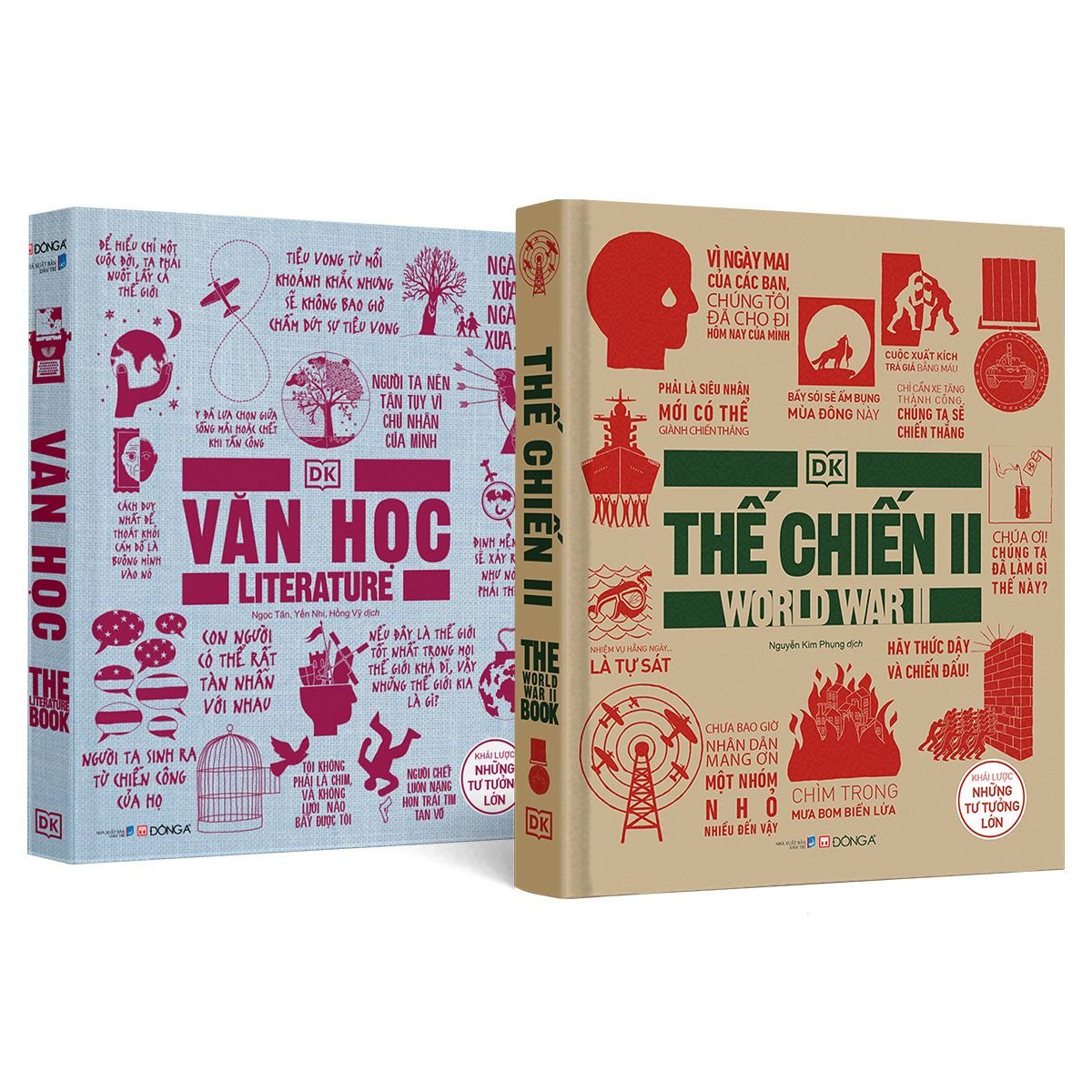 Combo 2 cuốn Khái lược những tư tưởng lớn (Chủ đề Thế chiến