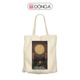 Túi Canvas Tarot The Moon 2 (khắc gỗ chúa nhẫn)