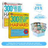 Combo 2 Cuốn 300 Câu Đố và 300 Trò Chơi Tư Duy Của Sinh Viên Trường Đại Học Harvard (tặng kèm sổ tay trị giá 90.000đ)