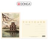 COMBO 4 POSTCARDS DANH THẮNG VIỆT NAM (HỒ GƯƠM, NGỌ MÔN, CHÙA CẦU, NHÀ THỜ ĐỨC BÀ)