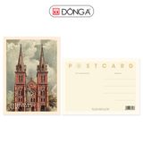 Combo 3 postcards Danh thắng Việt Nam (Hồ Gươm, Chùa Cầu, Nhà thờ Đức Bà)