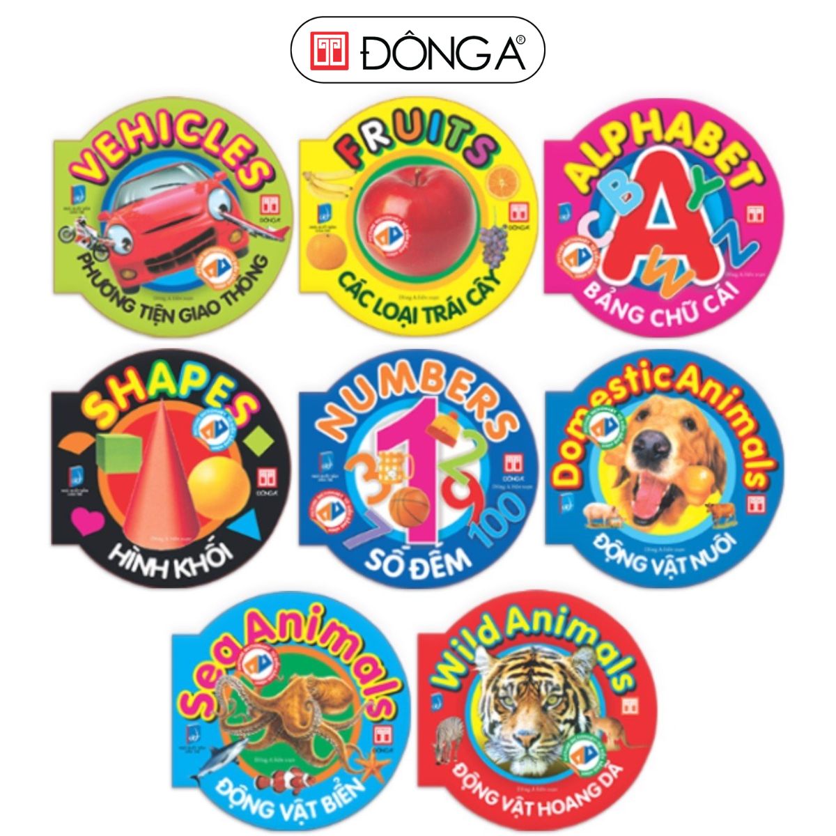 Bộ Từ Điển Bằng Hình Cho Bé Song Ngữ Anh - Việt - Bộ cũ (Cuốn Lẻ Và Combo)