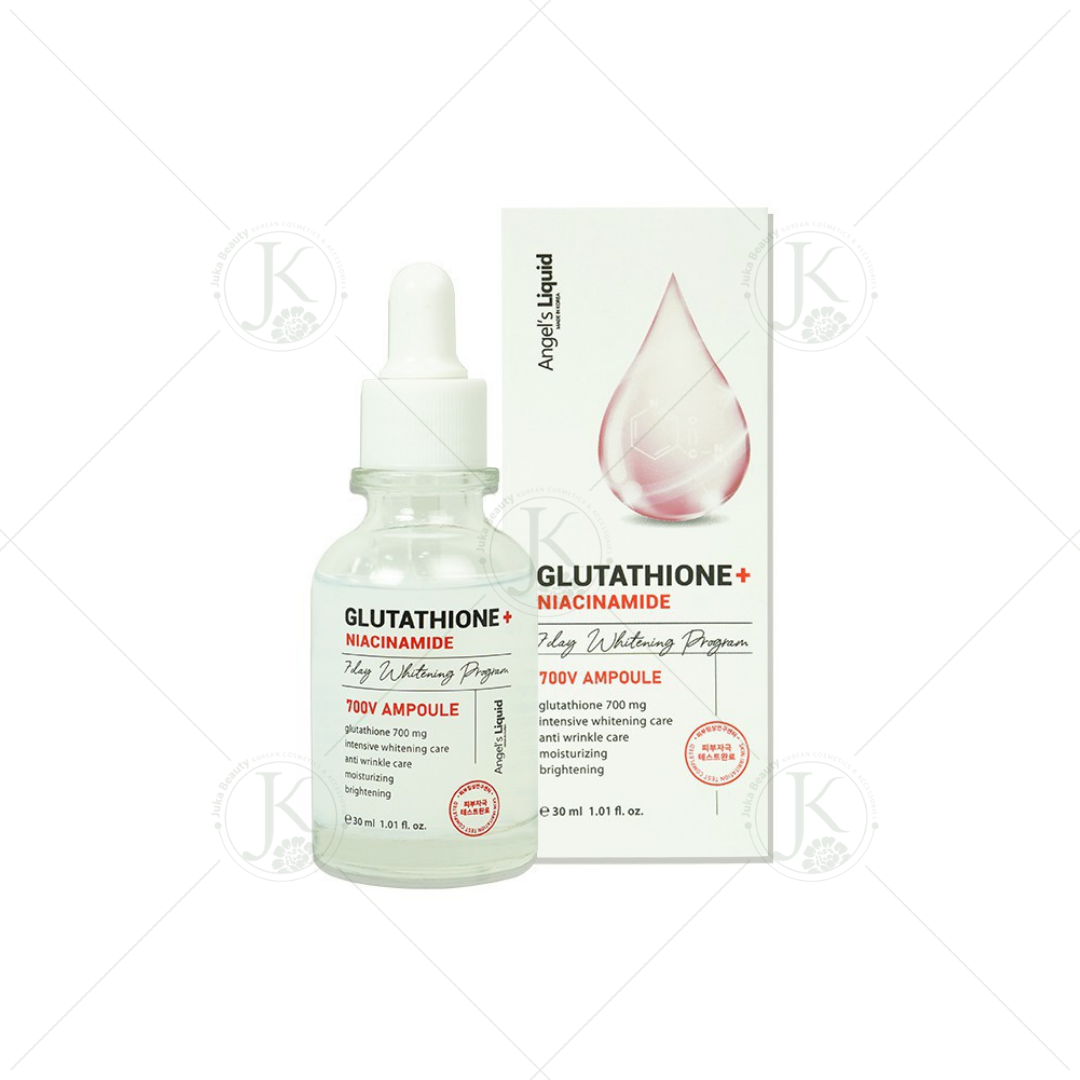  Tinh chất dưỡng trắng, trị nám Angel’s Liquid 7 Day Whitening Program Glutathione + Niacinamide 700V Ampoule 30ml 