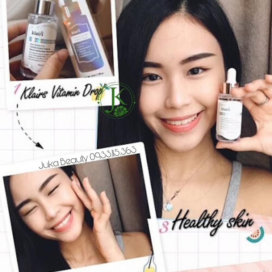  Tinh chất dưỡng sáng da, mờ thâm nám Klairs Freshly Juiced Vitamin Drop 35ml 