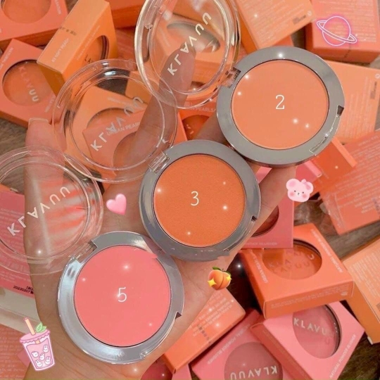  Phấn Má Hồng Klavuu Urban Pearlsation Natural Powder Blusher 5.5g 