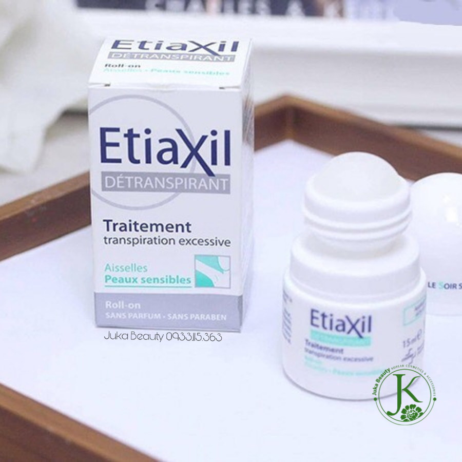  Lăn Khử Mùi Cho Da Nhạy Cảm Etiaxil Détranspirant Traitement Transpiration 15ml 