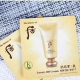 Sample kem lót The Whoo Luxury BB Cream SPF20/PA++ 1ml 