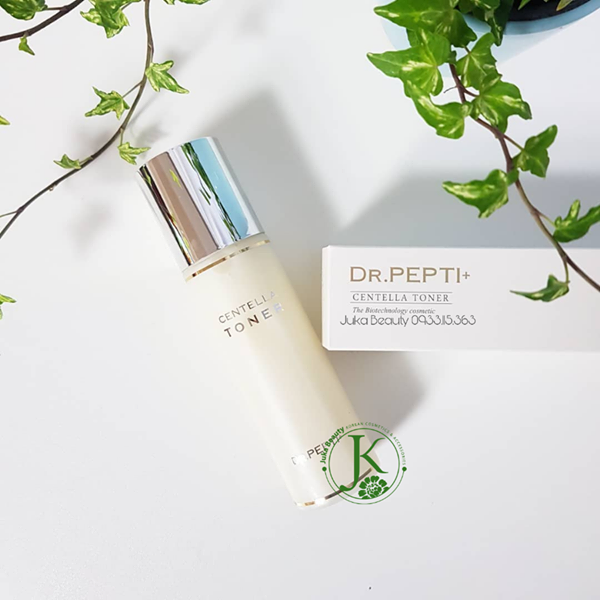  Nước Hoa Hồng Chiết Xuất Rau Má Dịu Nhẹ Dr.Pepti Centella Toner 180ml 