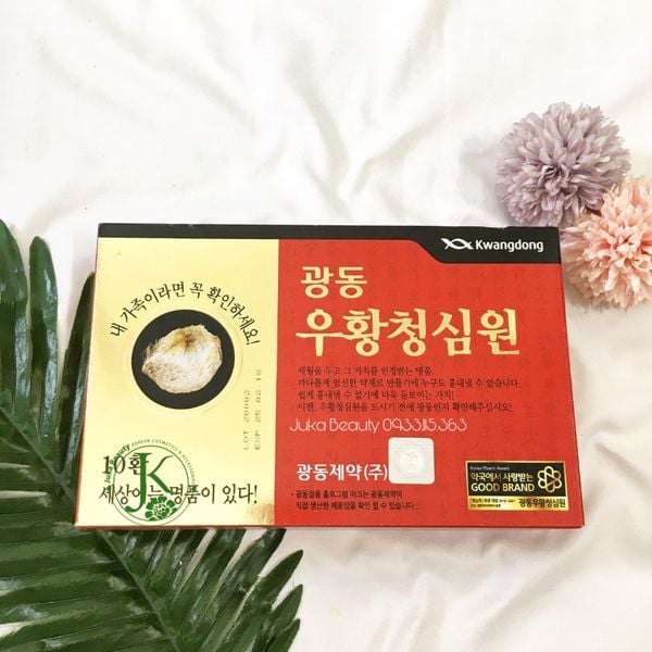  (HÀNG ORDER)An Cung Ngưu Hoàng Hoàn Hàn Quốc Kwang Dong Pharmaceutical (10 viên) 