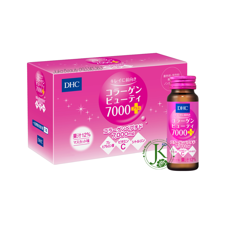  Nước uống đẹp da Collagen DHC Collagen Beauty 7000+ (10 chai) 