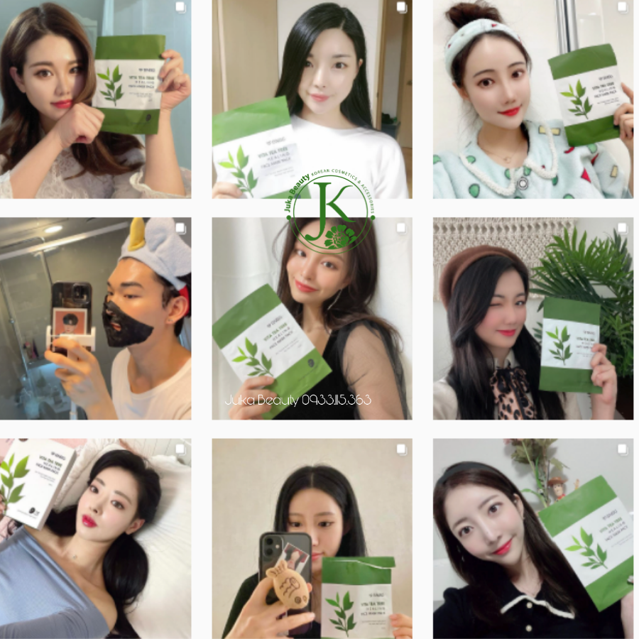  Mặt Nạ Tràm Trà Giảm Mụn BNBG Vita Tea Tree Healing Face Mask Pack 30ml 