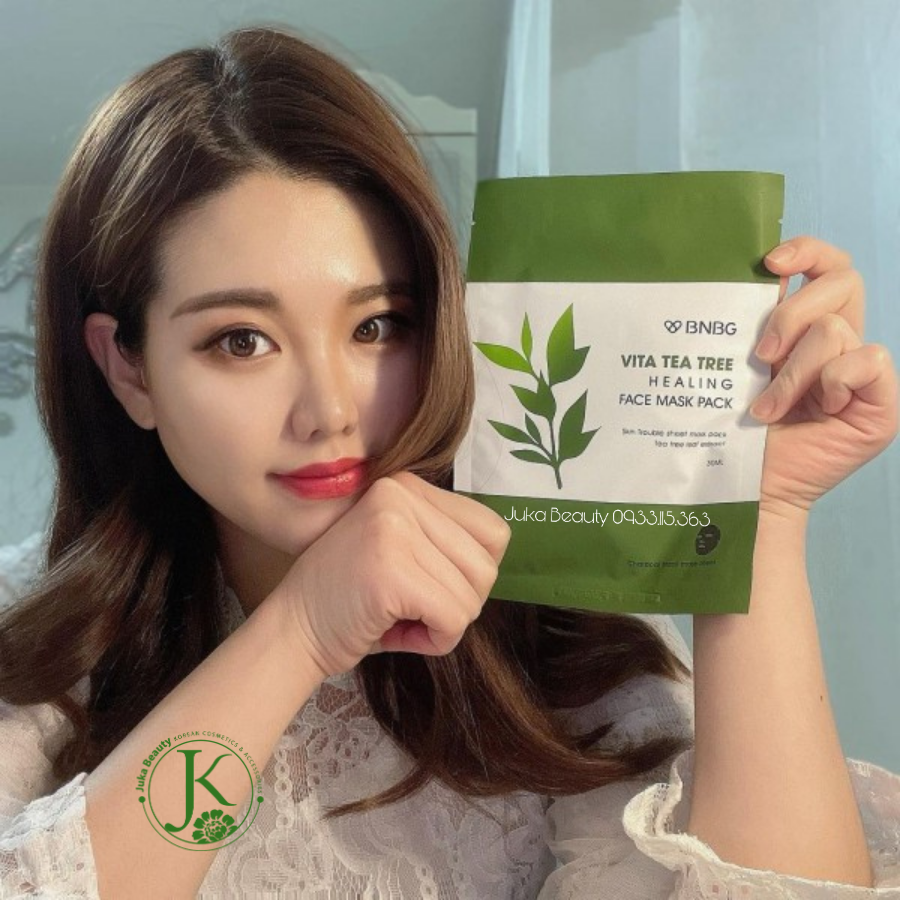  Mặt Nạ Tràm Trà Giảm Mụn BNBG Vita Tea Tree Healing Face Mask Pack 30ml 