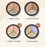  Che Khuyết Điểm Triệt Sắc The Saem Cover Perfection Triple Pot Concealer 4.5g 