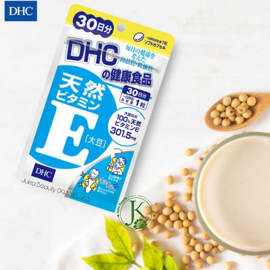  Viên uống bổ sung Vitamin E DHC Natural Vitamin E Soybean 