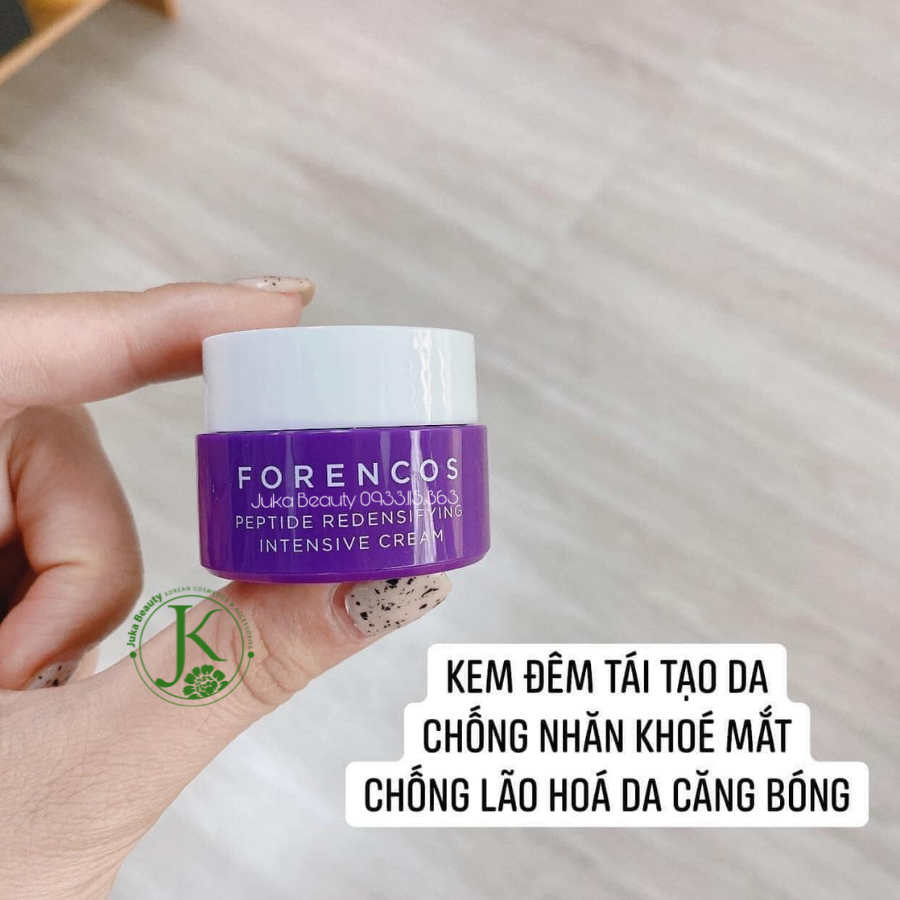  Kem dưỡng trắng da ban đêm Forencos Peptide Redensifying Intensive Cream (Tím) 