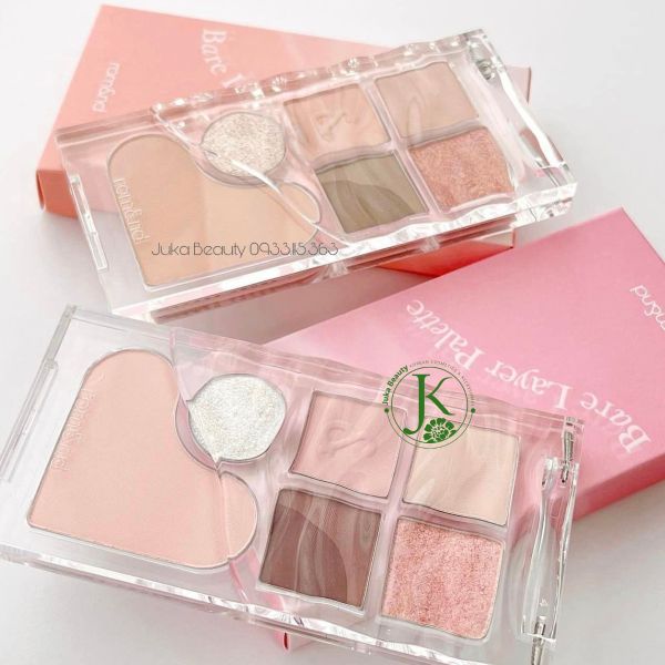  Bảng Phấn Mắt & Má Hồng Romand Bare Layer Palette 