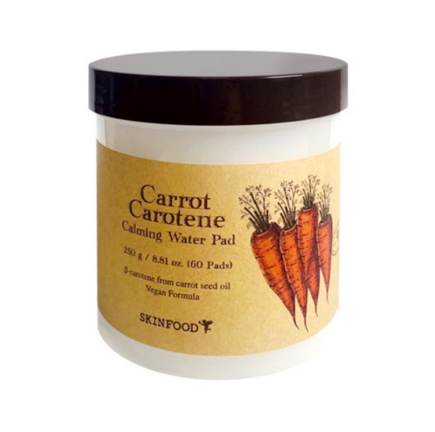  Miếng Bông Dưỡng Làm Dịu Da Skinfood Carrot Carotene Calming Water Pad (60 miếng) 
