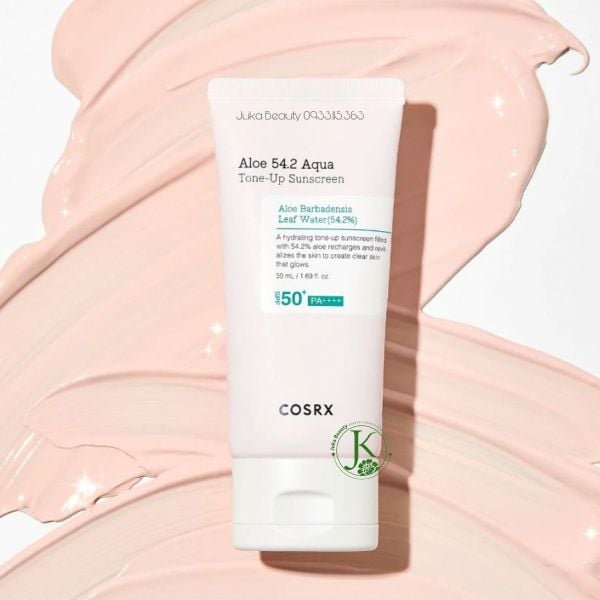  Kem Chống Nắng Nâng Tone Cosrx Aloe 54.2 Aqua Tone Up Sunscreen SPF50+ PA++++ 50ml 